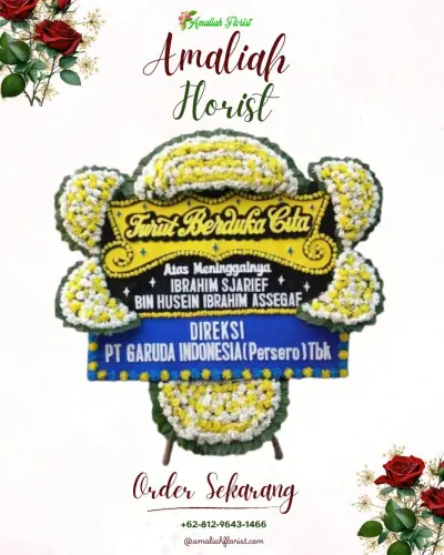 Papan Bunga Duka di Gerem